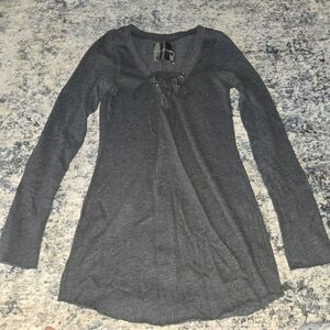 Victoria's Secret Gray Long Sleeve Tunic